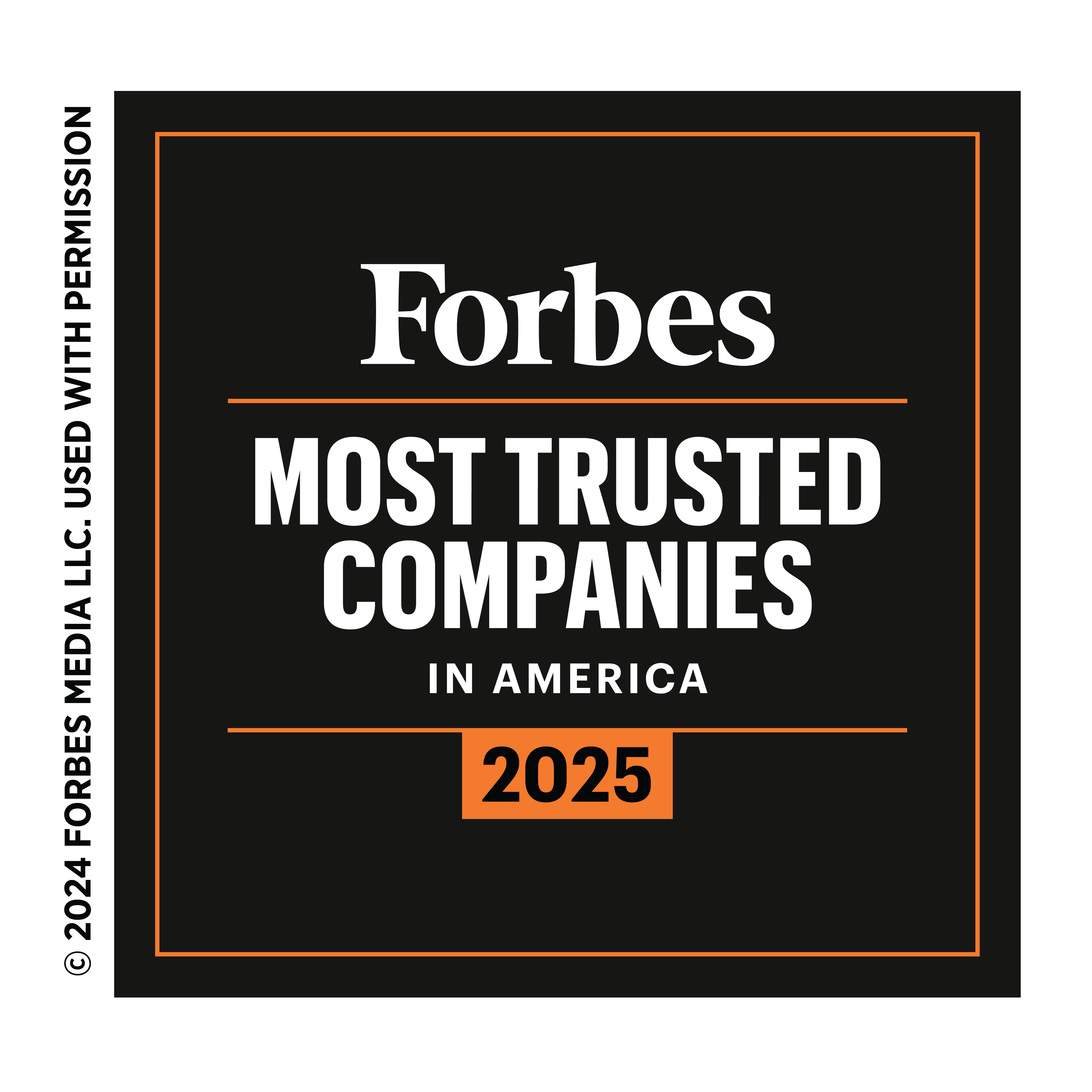 Forbes Most Trusted Companies in America 2025